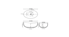 Industrial Gray Concrete Oval Freestanding Soaking Tub